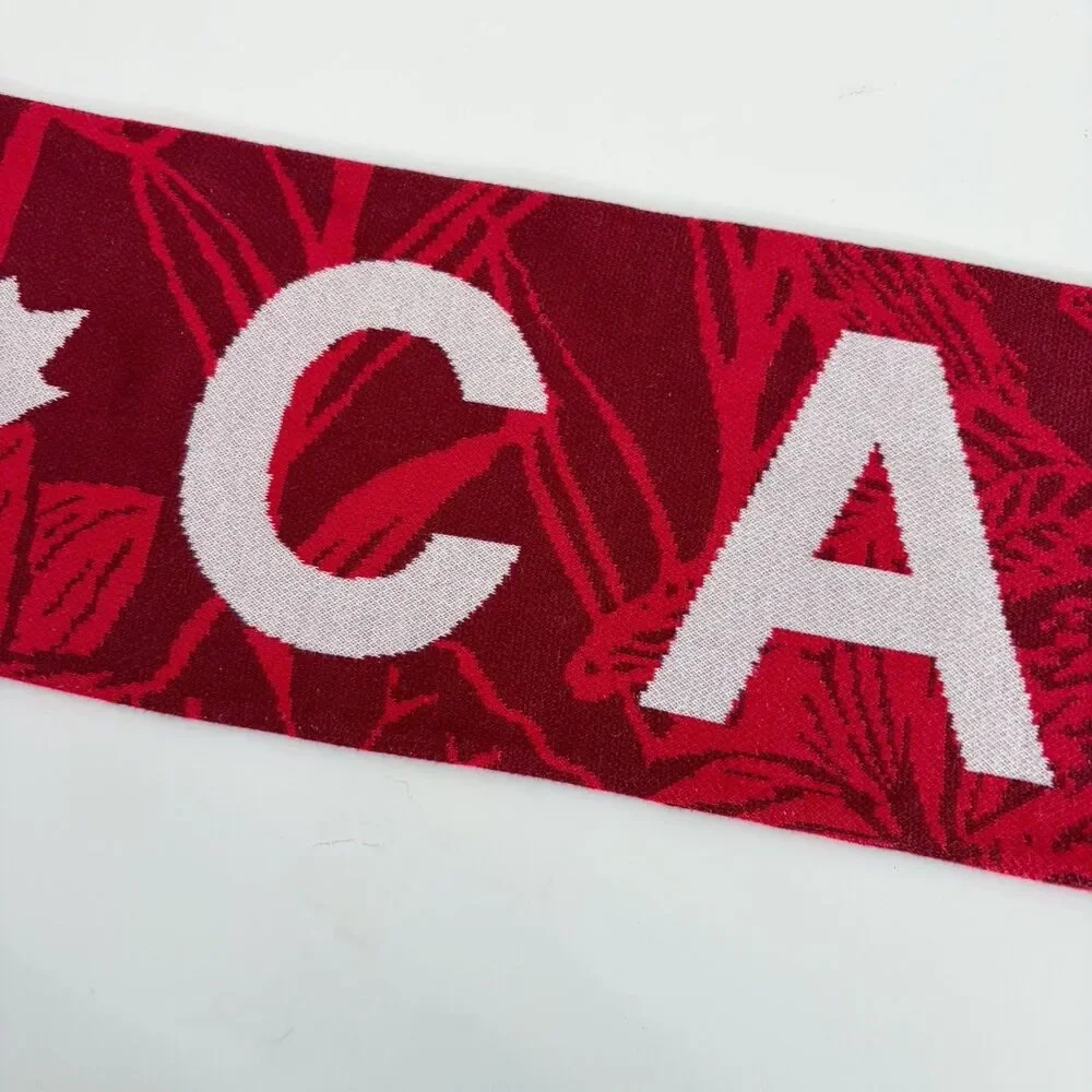 Lululemon Team Canada Future Legacy Scarf Red Paris 2024 Olympics Logo